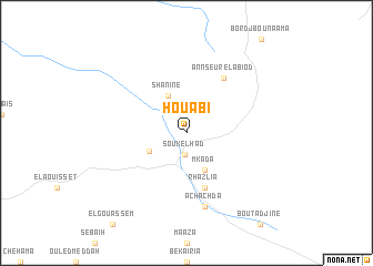 map of Houabi