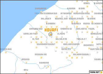 map of Houafi