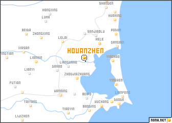 map of Hou\