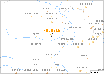 map of Houay Lé