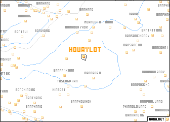 map of Houay Lot