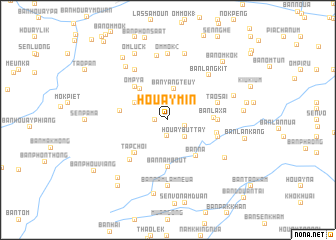 map of Houay Min