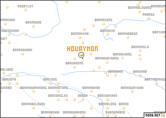 map of Houay Mon