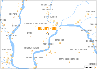 map of Houaypoun