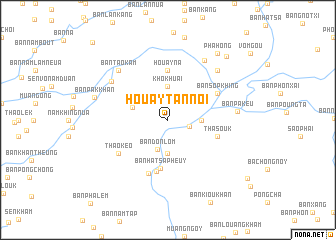 map of Houay Tan Noi