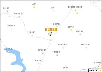 map of Houba