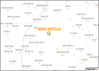 map of Houchengji