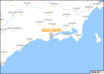 map of Houcheng