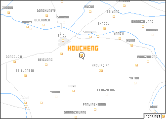 map of Houcheng