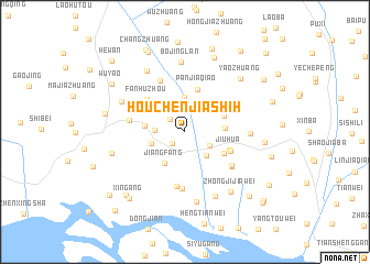 map of Houchenjiashih