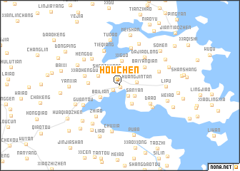 map of Houchen