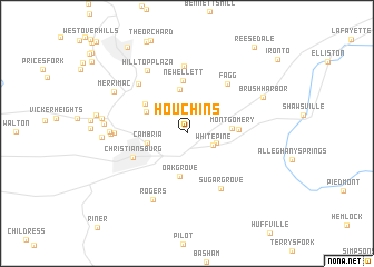 map of Houchins