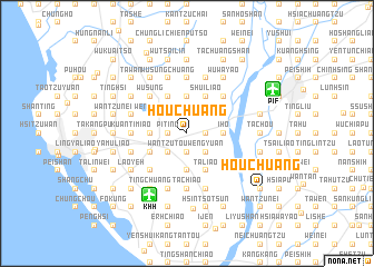 map of Hou-chuang