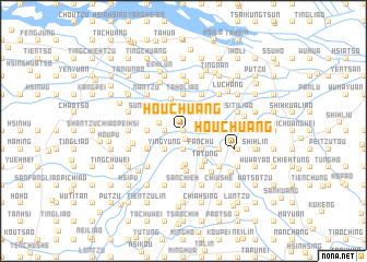 map of Hou-chuang