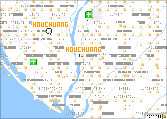 map of Hou-chuang