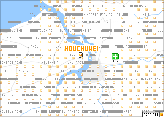 map of Hou-chu-wei