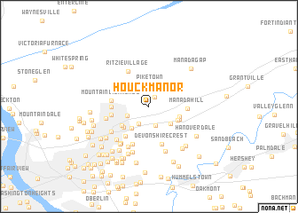 map of Houck Manor