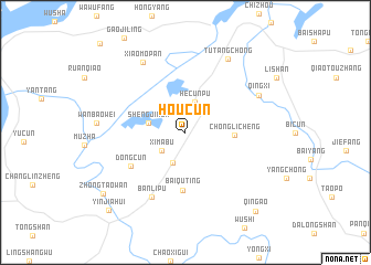 map of Houcun
