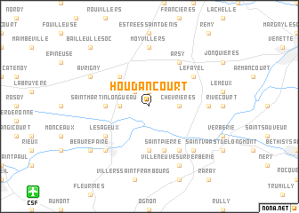 map of Houdancourt