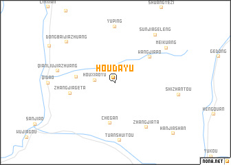 map of Houdayu