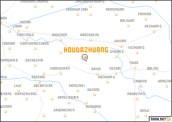 map of Houdazhuang