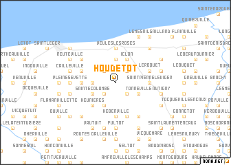 map of Houdetot