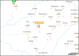 map of Houdé
