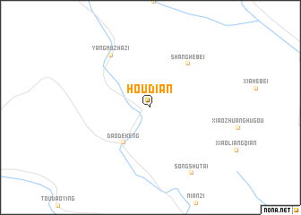 map of Houdian