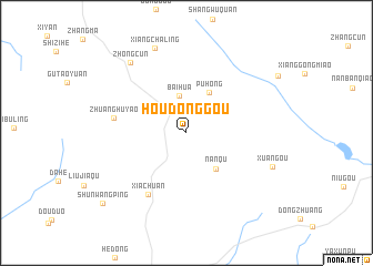 map of Houdonggou