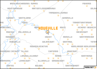 map of Houéville