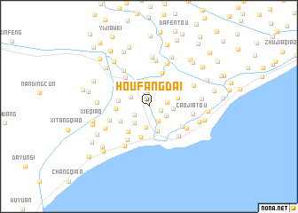 map of Houfangdai