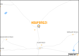 map of Houfangzi