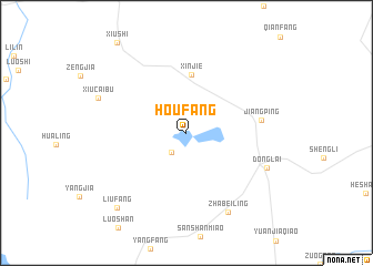 map of Houfang