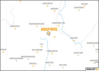 map of Houfang