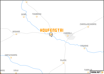 map of Houfengtai