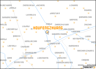 map of Houfengzhuang