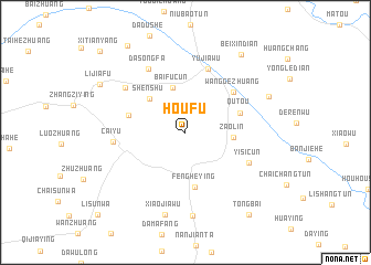 map of Houfu