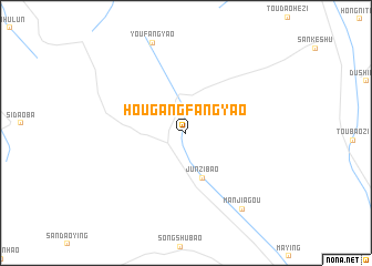 map of Hougangfangyao