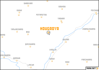 map of Hougaoya