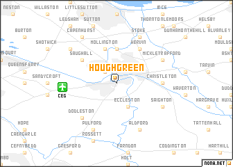 map of Hough Green