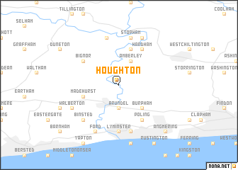 map of Houghton