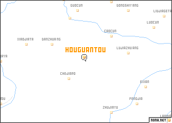map of Houguantou