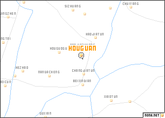 map of Houguan