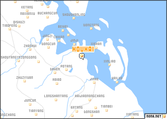 map of Houhai