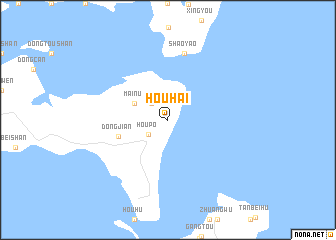 map of Houhai