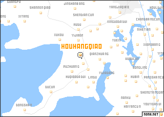 map of Houhangqiao