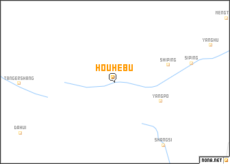 map of Houhebu