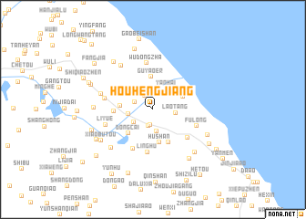 map of Houhengjiang