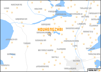 map of Houhengzhai