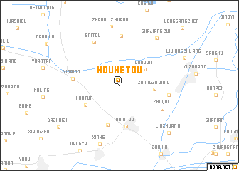 map of Houhetou